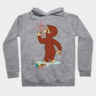 Curious George Drawing Hoodie